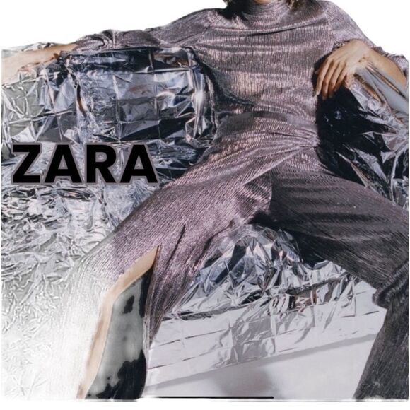Zara sparkly wrap pants - Picture 1 of 8